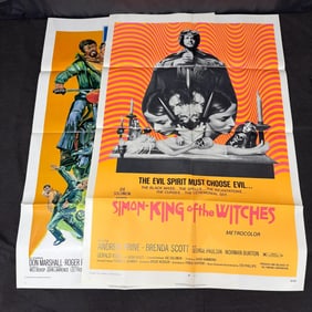 Original 1970s One Sheets, Simon King of Witches +