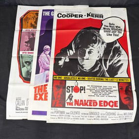 1960s Horror One Sheets, Naked Edge +