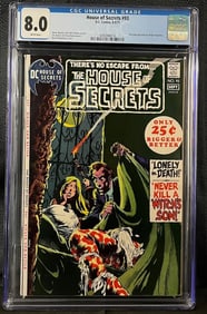 House of Secrets 93 Wrightson Art CGC 8.0 Comic