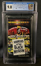 Horrors of the Black Museum CGC 9.8 VHS! POP 1