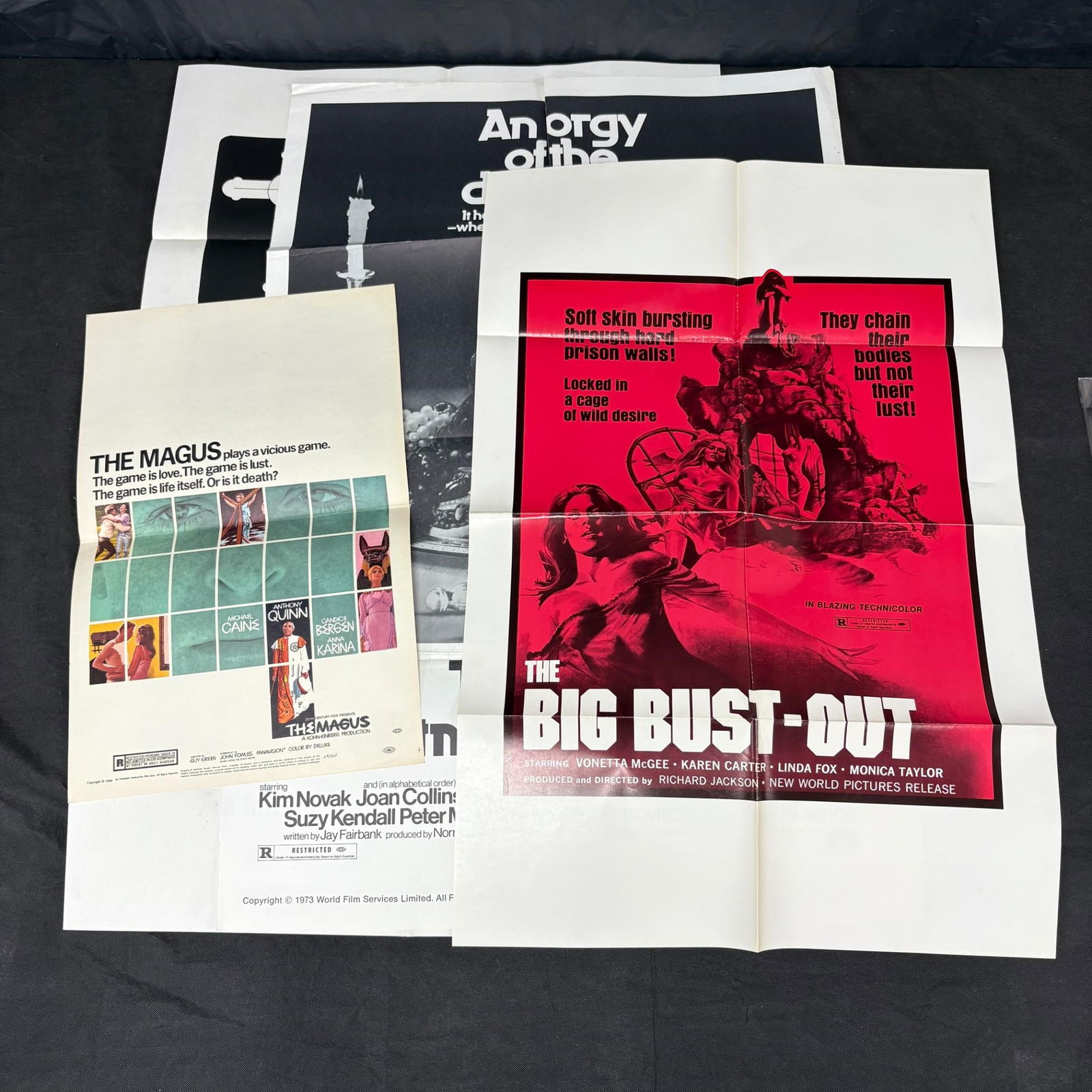 Lot of Vintage Horror Movie Posters (1 of 5)