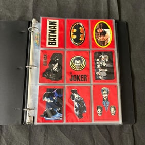 Set of 1989 Topps Batman Cards, w/ Sticker Cards