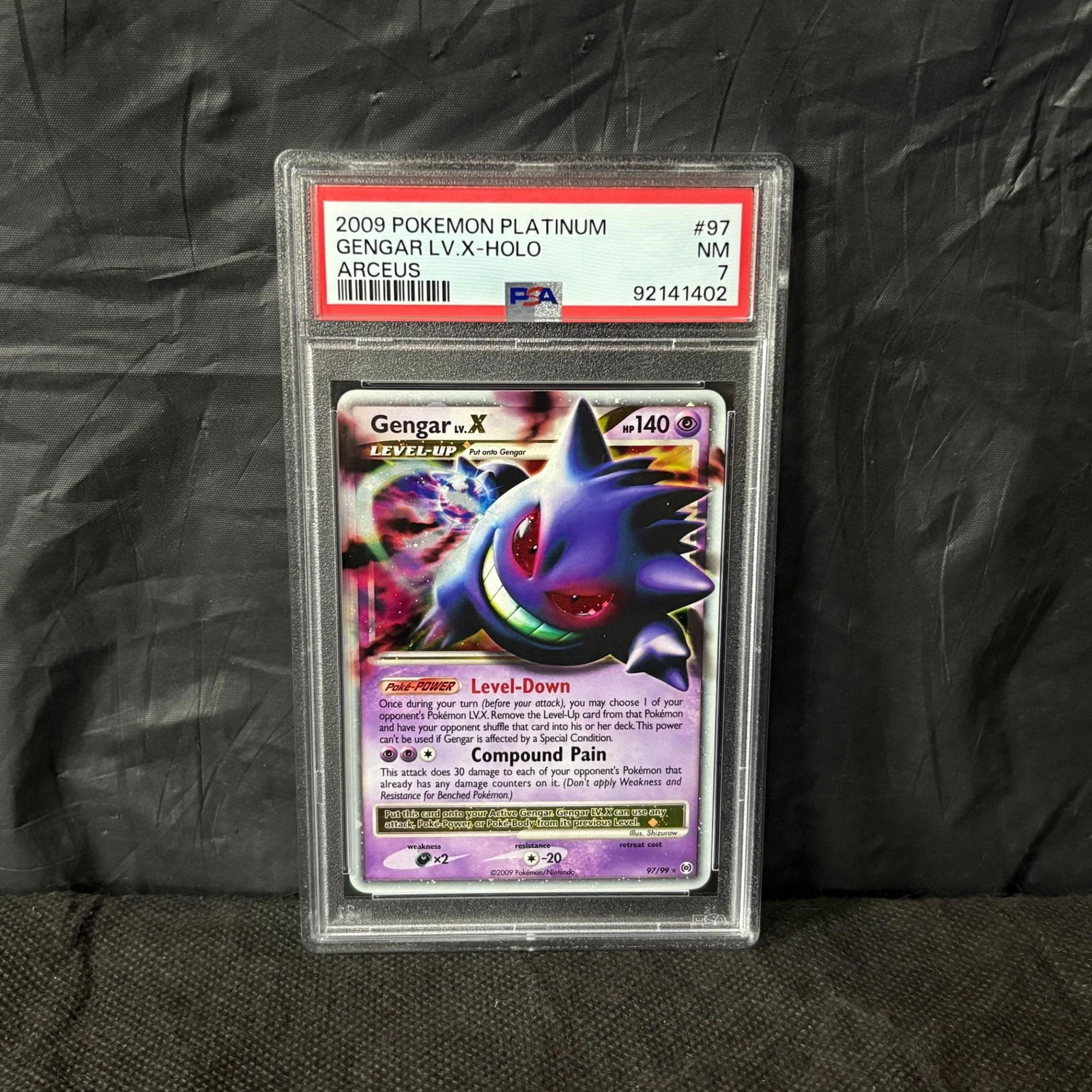PSA 7 Gengar Lv. X Arceus (1 of 2)