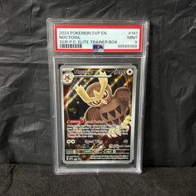 PSA 9 Noctowl Pokemon Center Stamp