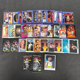 Lot of Horror and Sci-Fi Trading Cards, Packs