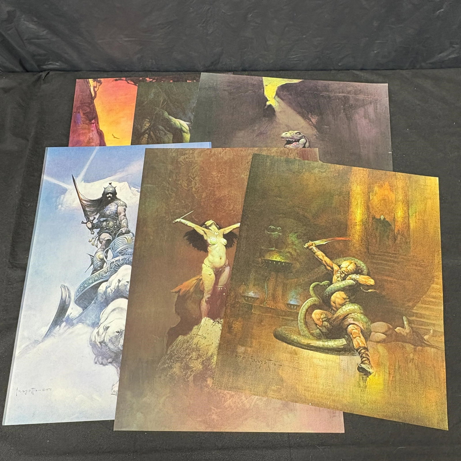 Vintage Frank Frazetta Art Prints (1 of 5)