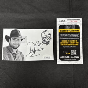 Dave Filoni Signed Sketch, JSA COA