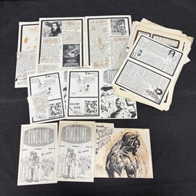 Fineline Fanzine Original Printing Paste-Up Pages