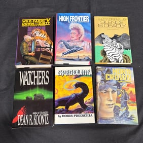 Group of sci-fi & horror novels