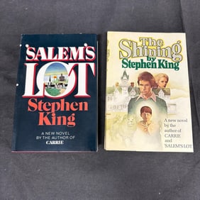 1970s Stephen King Books, Salems Lot, Shinning