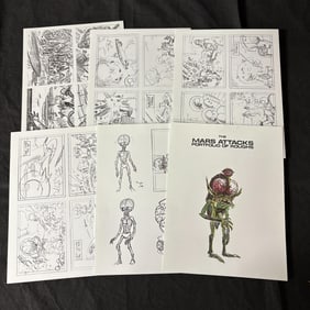 Mars Attacks Portfolio of Roughs