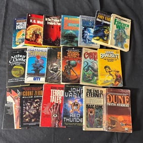 Vintage Paperback Sci-Fi Books, Dune