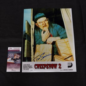 Tom Savini Signed Photo, JSA COA Creepshow 2