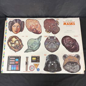 1983 Star Wars Book of Masks Print Proof