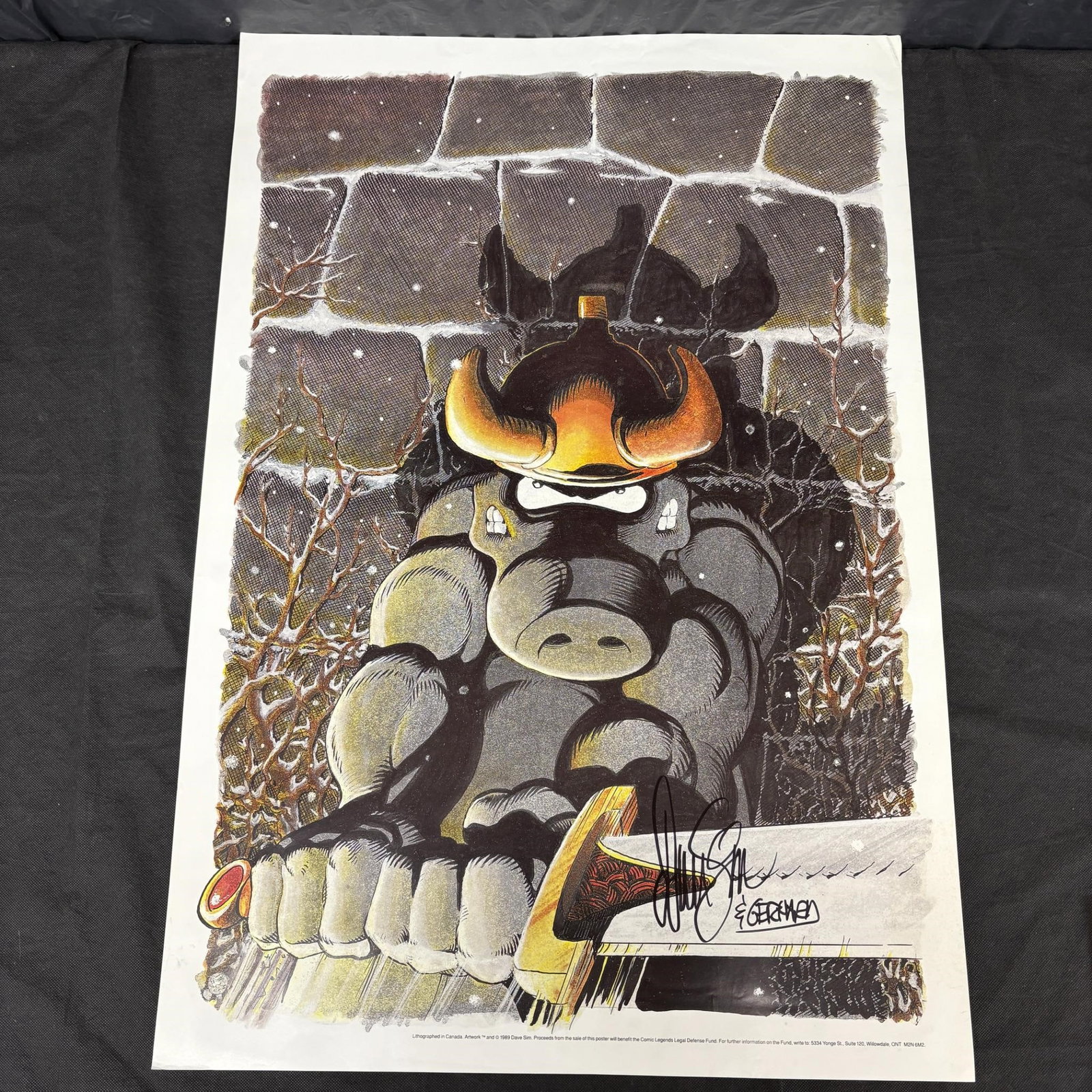 Dave Sim, Gerhard Signed Cerebus Print (1 of 3)