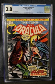 Tomb of Dracula 10 1st Blade RARE MENNEN Insert