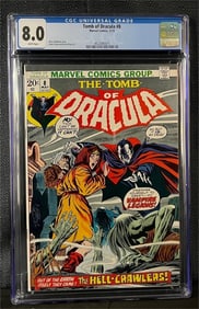 Tomb of Dracula 8 CGC 8.0 Marvel Bronze Age