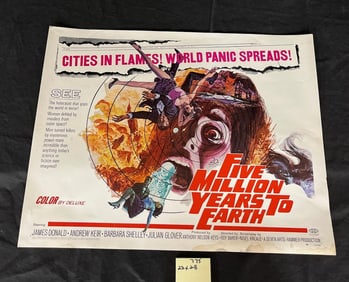Five Million Years to Earth Half-Sheet Poster