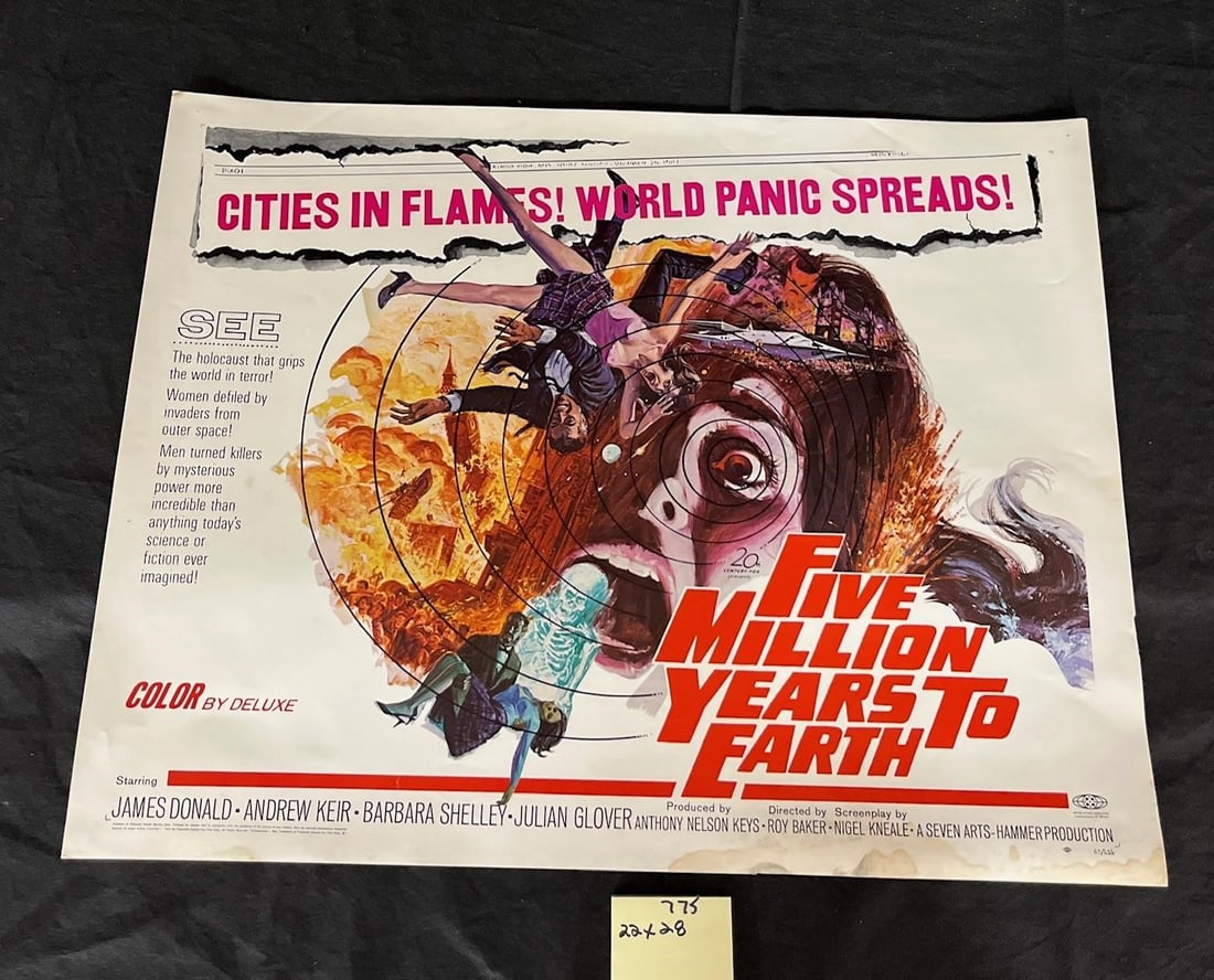 Five Million Years to Earth Half-Sheet Poster (1 of 3)