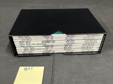 Heavy Metal Magazine 96-97 Issues w/Case