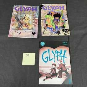 Glyph 1-3 Labor of Love Press 1st Prints