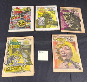 Monster Times Magazine Lot w/EC Comics Issue