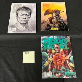 Heavy Metal 305 A & B Frazetta Art & 306