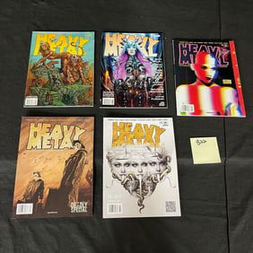 Heavy Metal Magazine lot w/291 C Variant