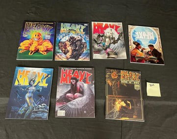 Heavy Metal Magazine Lot w/ 281 Cover D