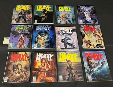 Heavy Metal Magazines 1990's W/ July 97 Key