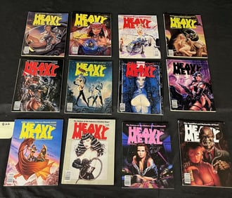 Heavy Metal Magazines Circa Mid-Late 1980's