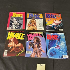 Heavy Metal Magazines Circa Mid-1980's