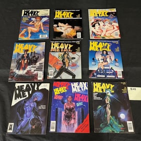 Heavy Metal Magazine Early 1980's Issues