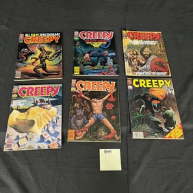 Creepy Magazine Warren Publishing Issues in 100's