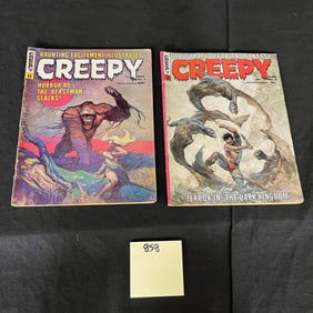 Creepy 9 & 11 Frank Frazetta Art