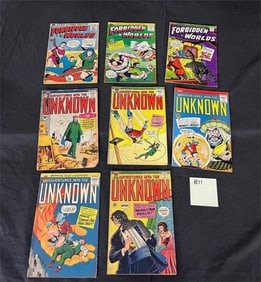Forbidden Worlds & Adventures into the Unknown Lot
