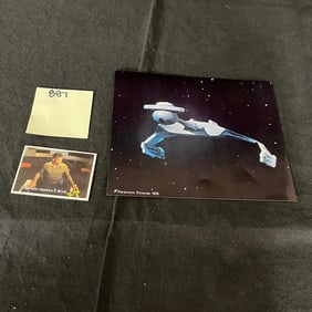 1976 Topps Star Trek Card & Paramount Set Photo