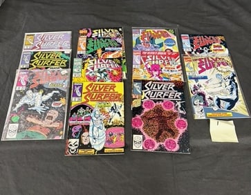 Marvel Comics Silver Surfer Copper Age Comic Books