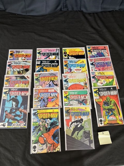 Marvel Comics Web of Spider-man Copper Age Comic Books w/ 1st Eddie Brock Key Issues (1 of 1)