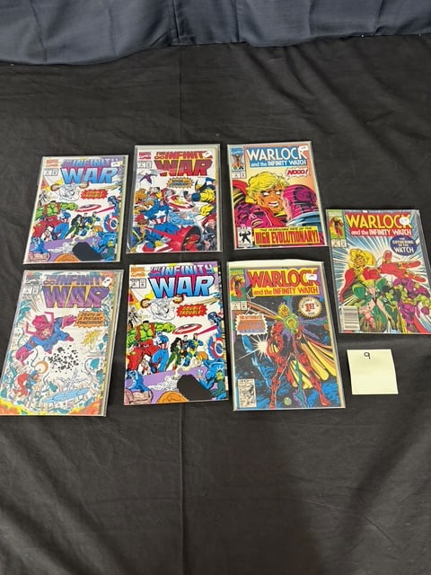 Marvel Comics Infnity War & Warlock Comic Books (1 of 1)