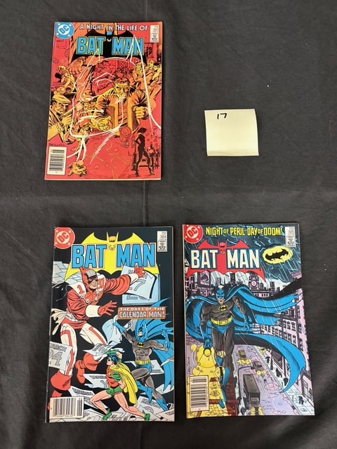 Rare Batman .75 Cent Newsstand Edition Variant Comic Books (1 of 2)