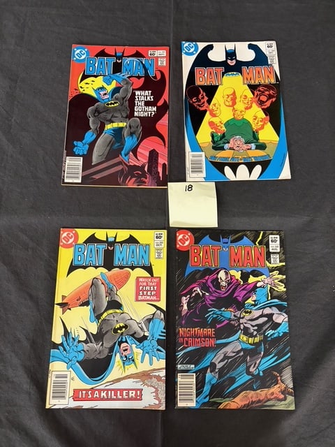 Rare Batman .75 Cent Newsstand Edition Variant Comic  Books (1 of 2)