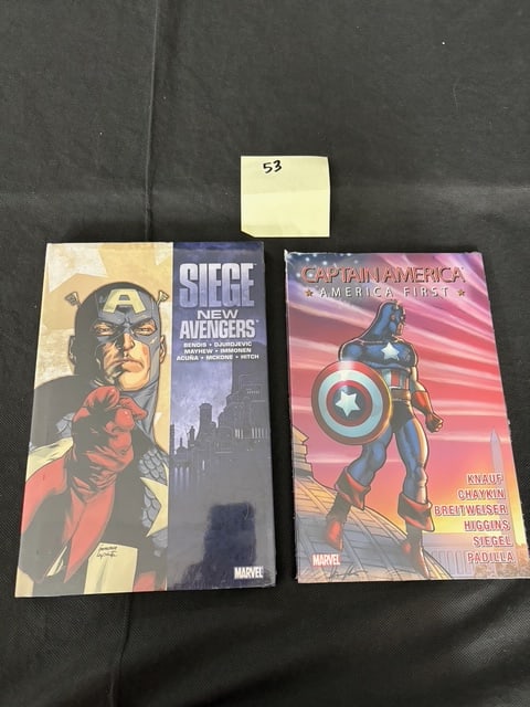 Captain America & Siege Marvel TPB Comic Books (1 of 2)