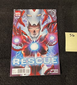 Marvel Comics Rescue 1 Pepper Potts As Iron Man One-Shot Comic Book