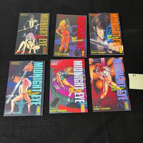 Midnight Eye Viz Comics Mature Reader Complete Run #1-6