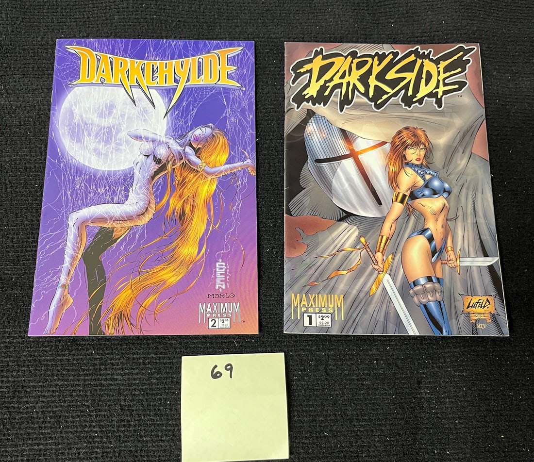 Darkside 1 & Darchylde 2 Maximum Press Comic Books (1 of 2)