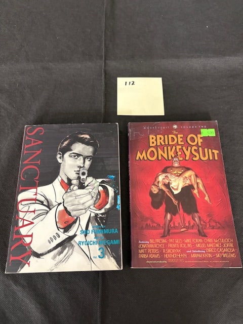 Sanctuary & Bride of Monkey Slut TPB Comic Books: We ship in-house! We ship internationally. We also offer pick up and we offer a discount for cash payments. Please look at pictures carefully to determine what you believe are the condition of each lo