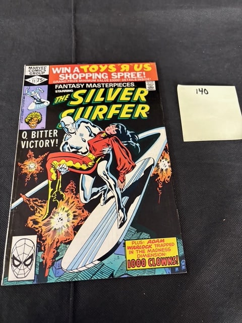 Marvel Comics Fantasy Masterpieces feat. Silver Surfer Comic Book (1 of 2)