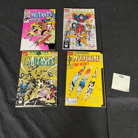 Marvel Comics New Mutants & Wolverine Copper Age Key Comic Books