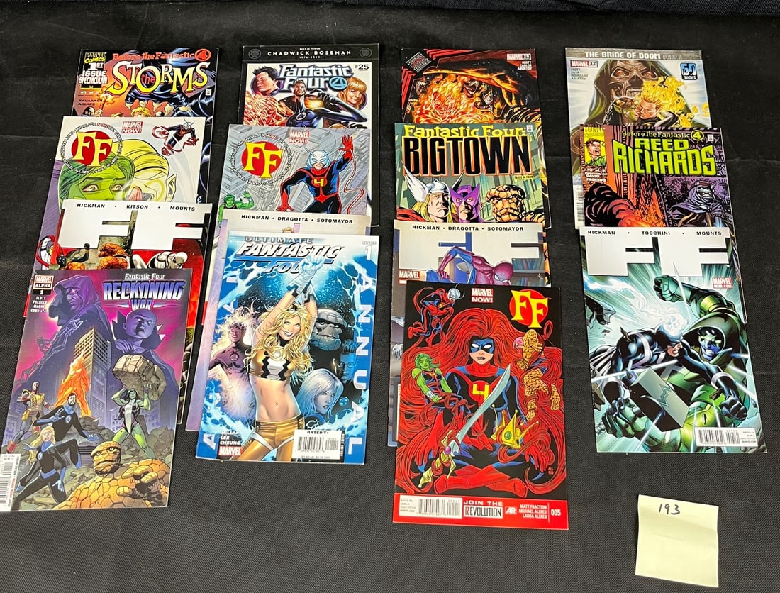 Marvel Comics Fantastic Four Comic Book Lot: We ship in-house! We ship internationally. We also offer pick up and we offer a discount for cash payments. Please look at pictures carefully to determine what you believe are the condition of each lo